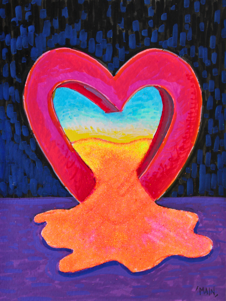 "Overflow" 💖6x8 Original