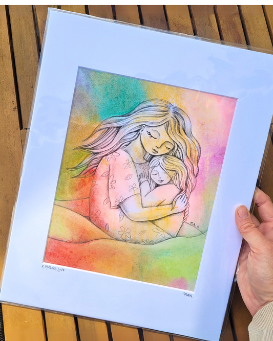 A Mother's Love ❤ Matted Print