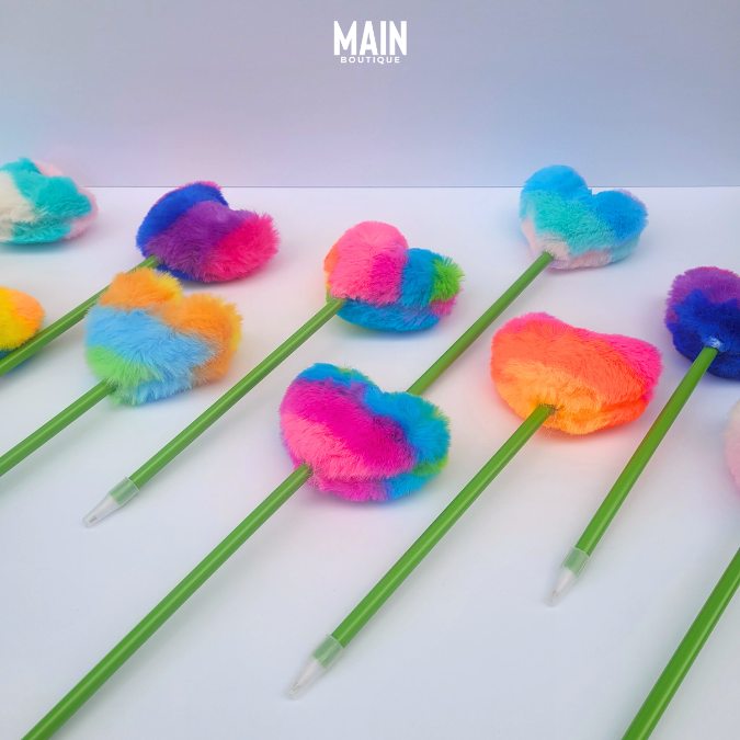 Furry Heart Pens ❤