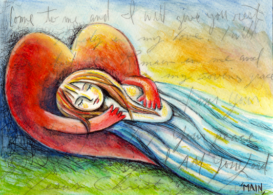 I Will Give You Rest ❤️ Original + Prints