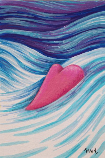 Safe On The Waves ❤ Original + Prints