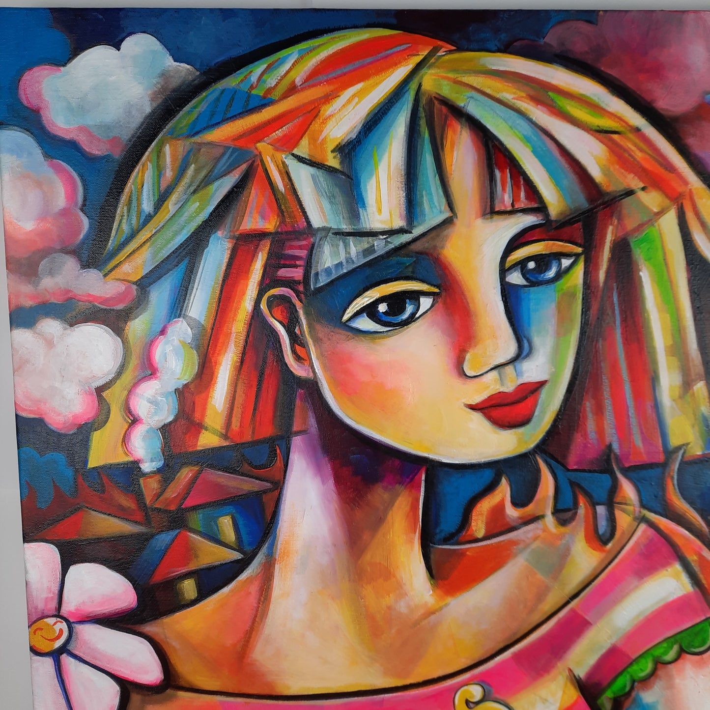 Saturated | 33x36 Original on Canvas