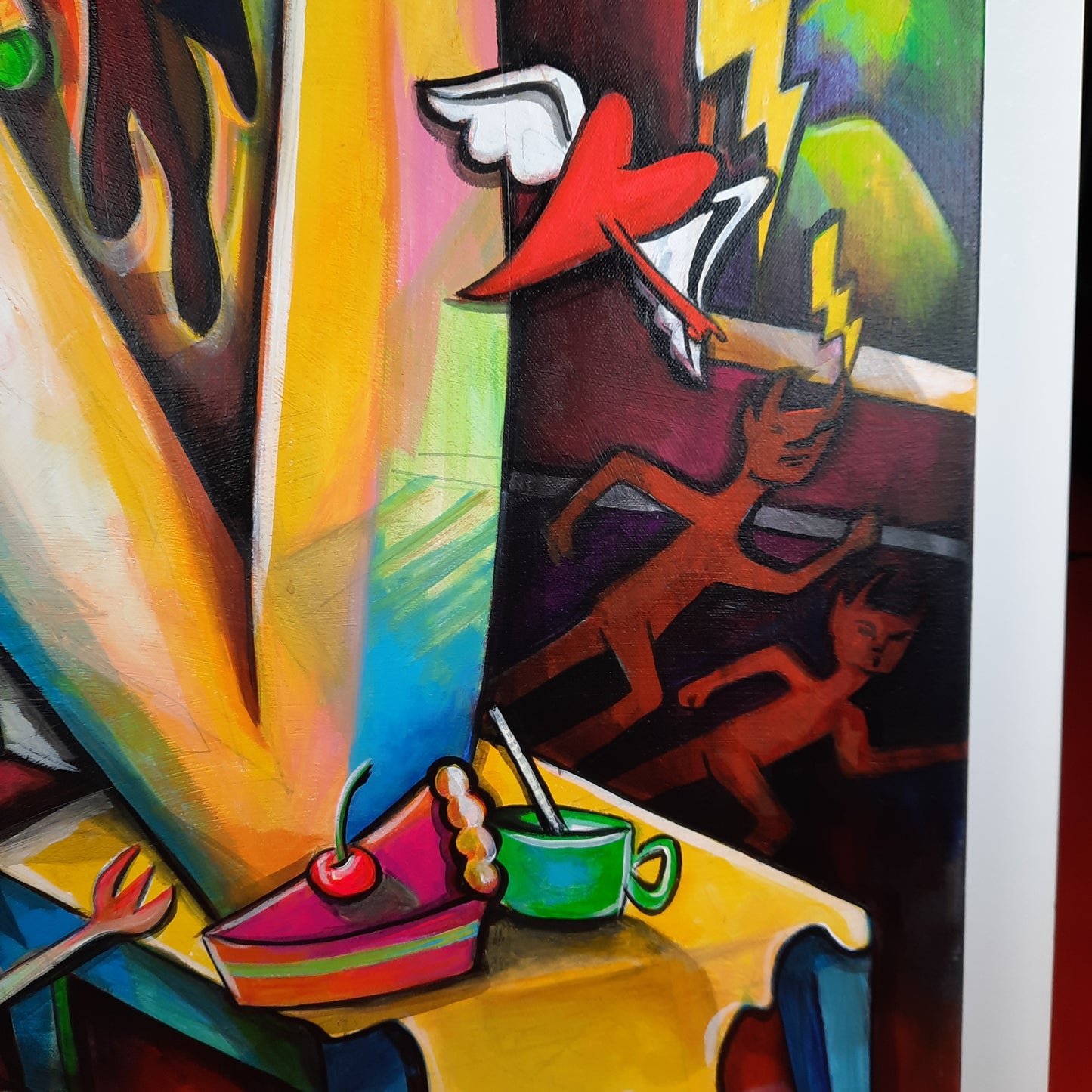 Saturated | 33x36 Original on Canvas