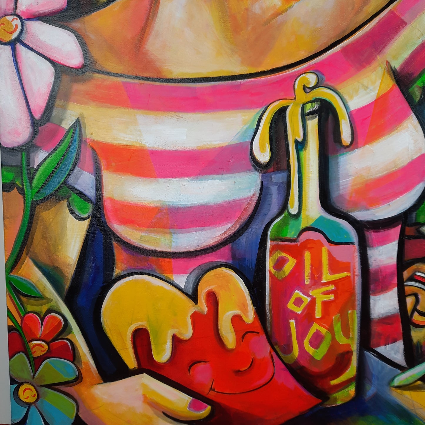 Saturated | 33x36 Original on Canvas
