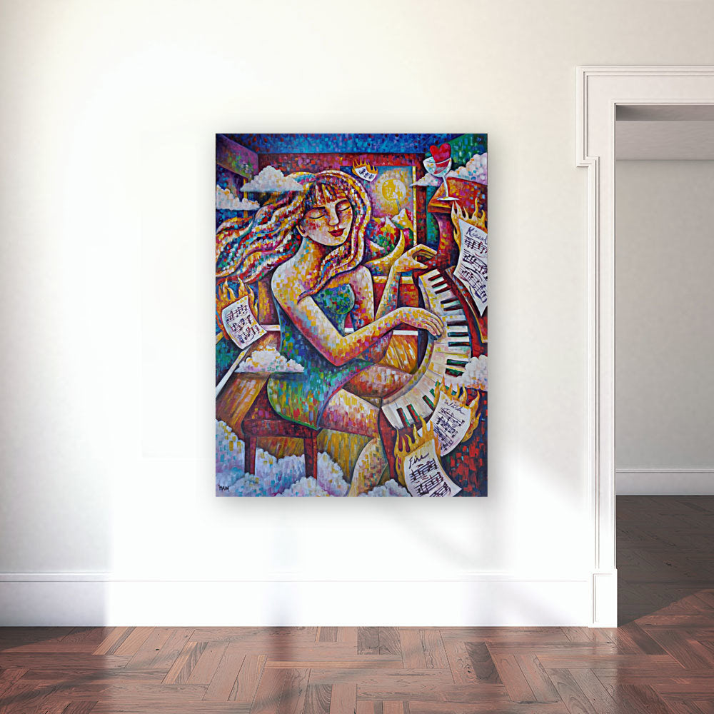 Kissed With Fire | Giclée Canvas Print