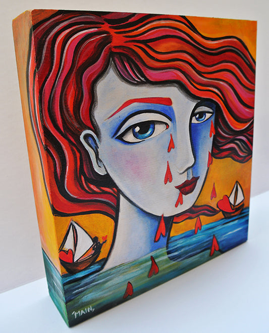 Tears of Love | 8.5 X 9.5 X 2 Original