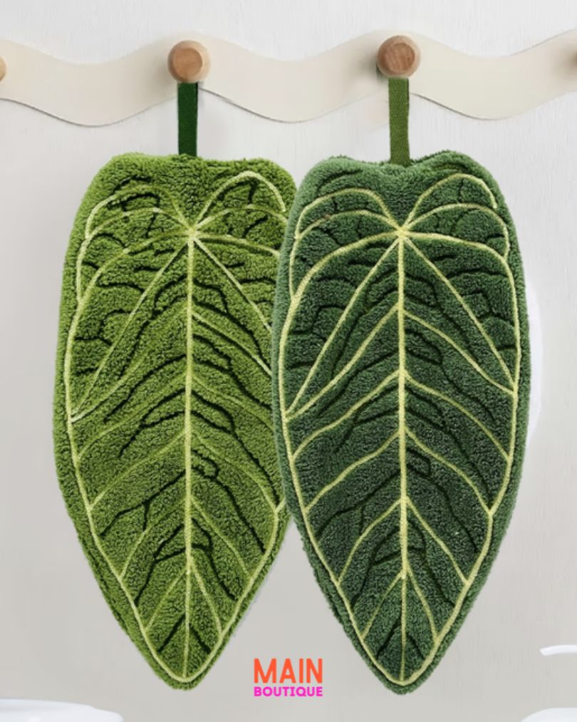 Leaf Hand Towels + Trivot 🥬