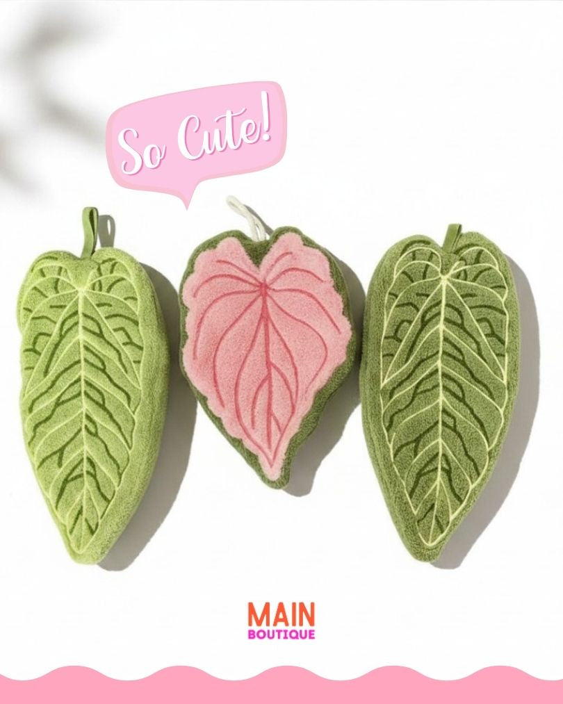 Leaf Hand Towels + Trivot 🥬
