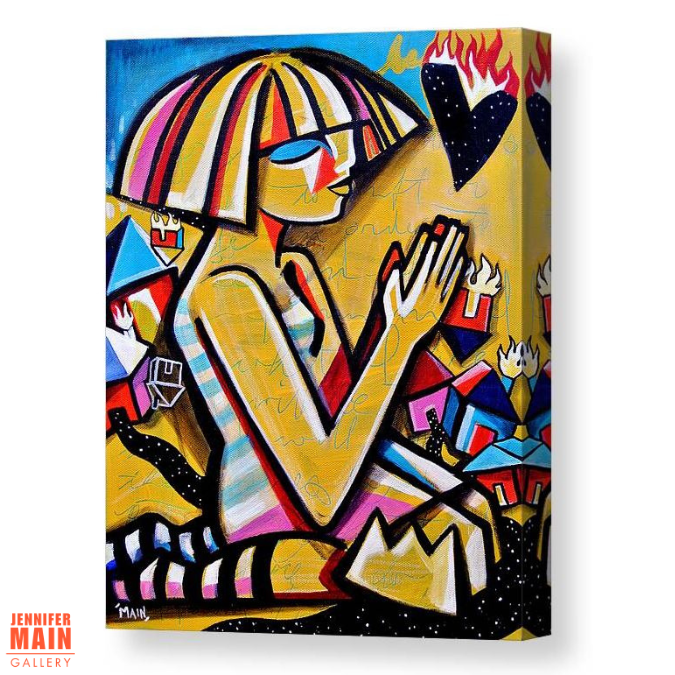 Prayer Turned The Town Upside Down | Canvas Prints