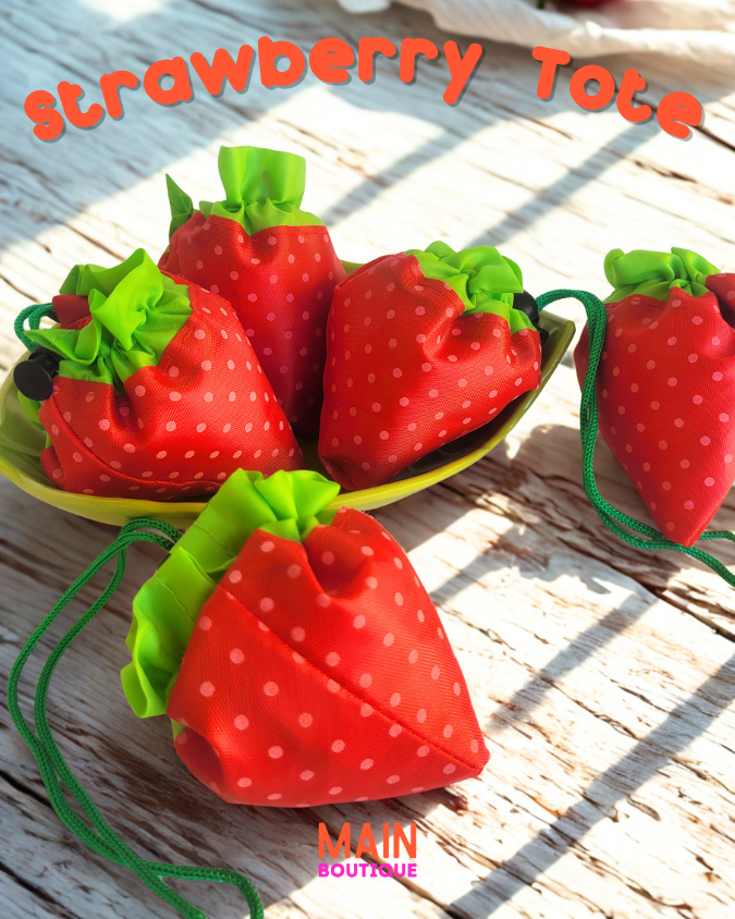 Strawberry Tote Bag 🍓