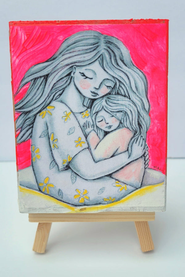A Mother's Love ❤️ Wood Block