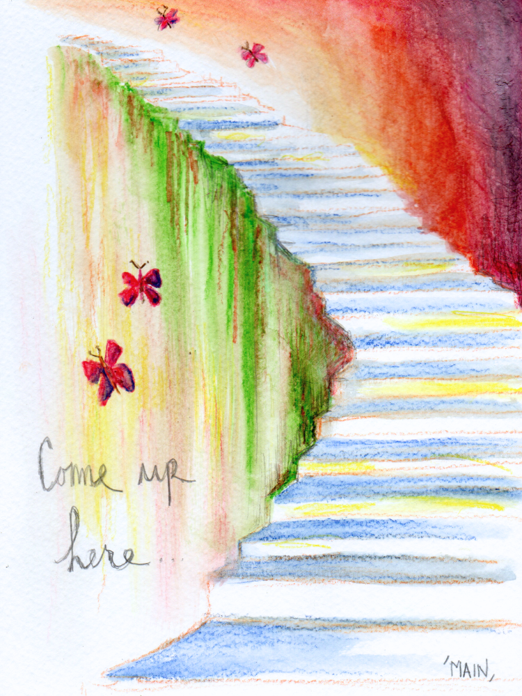 Come Up Here | 6x8 Original