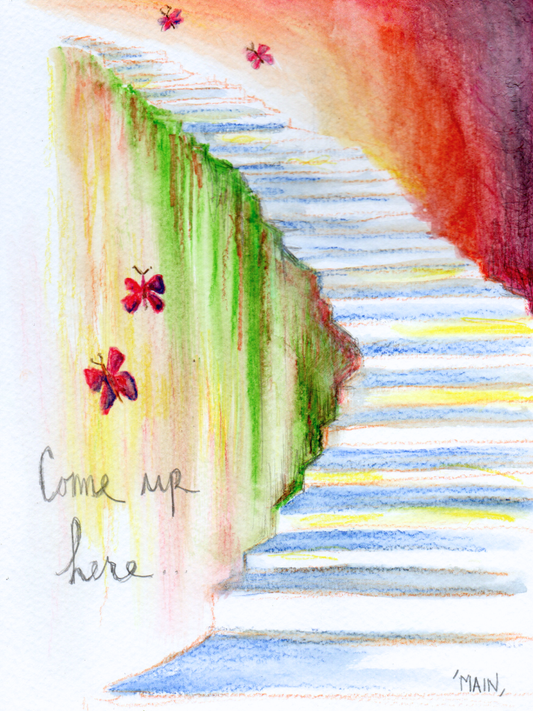 Come Up Here | 6x8 Original