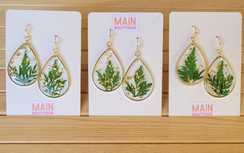 Earrings 🌿 'Evergreen in God'