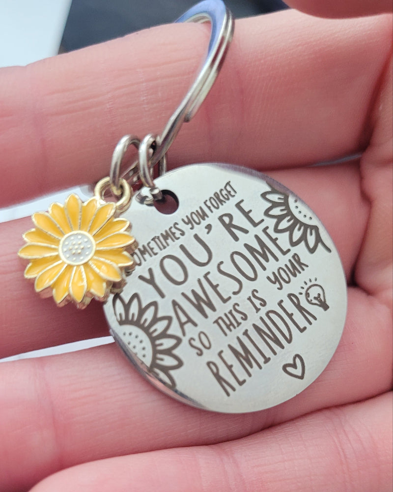 You're Awesome 🌻 Keychain