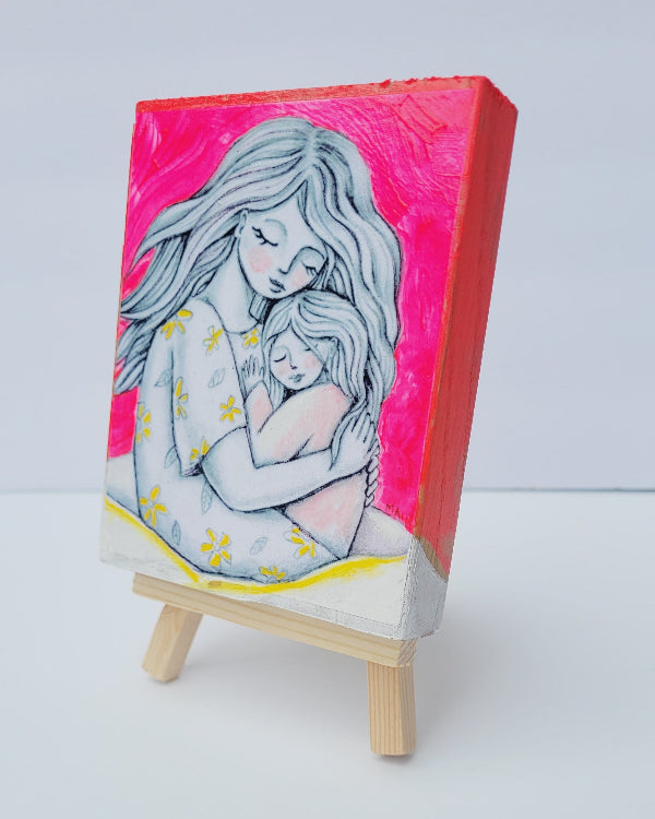 A Mother's Love ❤️ Wood Block